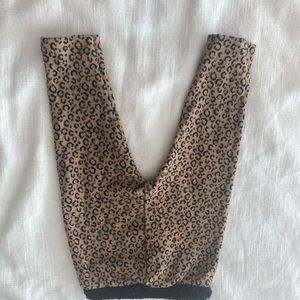 Animal print leggings.